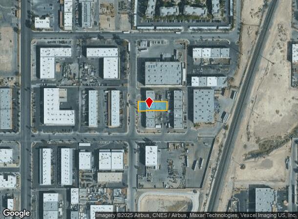  4236 W Reno Ave, Las Vegas, NV Parcel Map