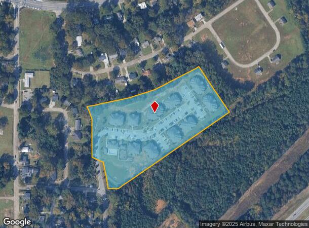  1406 Forest Mill Ln, West Point, GA Parcel Map