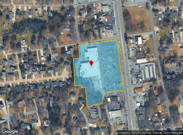  1700 S Cannon Blvd, Kannapolis, NC Parcel Map