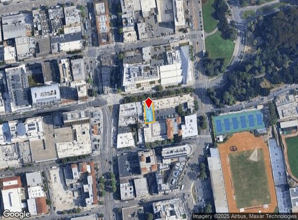  2130 Center St, Berkeley, CA Parcel Map