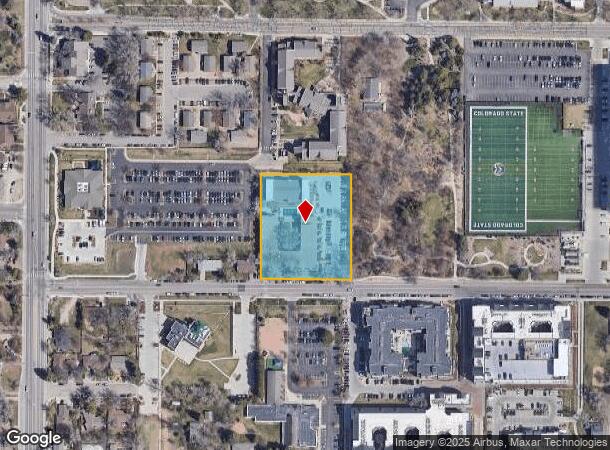914 W Lake St, Fort Collins, CO Parcel Map