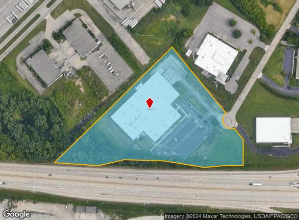  7801 Technology Blvd, Dayton, OH Parcel Map