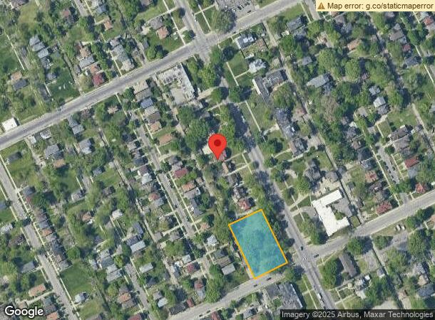  531 E Grand Blvd, Detroit, MI Parcel Map