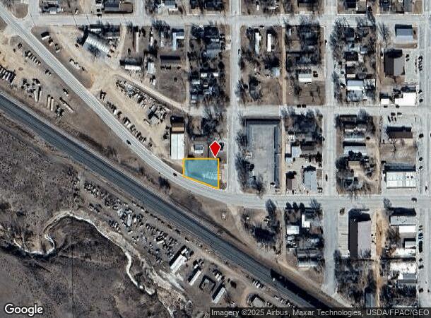 110 N Powder River Ave, Moorcroft, WY Parcel Map