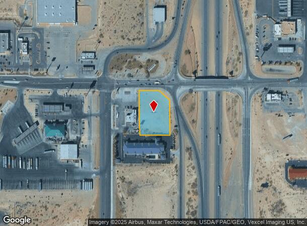9405 S Desert Blvd, Vinton, TX Parcel Map