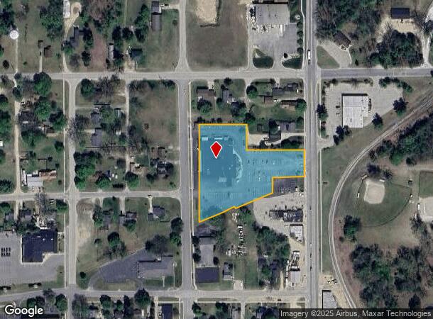  47 S Charles St, White Cloud, MI Parcel Map