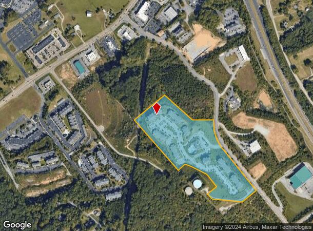  2111 Greystone Vista Way, Knoxville, TN Parcel Map