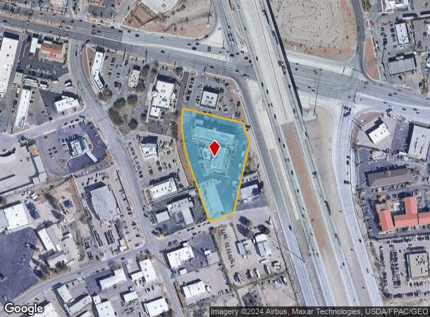  7815 N Mesa St, El Paso, TX Parcel Map