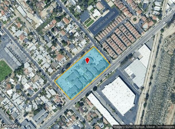  12711 Branford St, Pacoima, CA Parcel Map