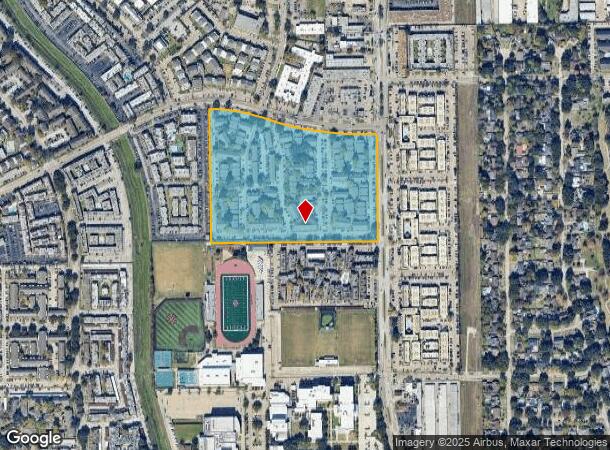  8701 Town Park Dr, Houston, TX Parcel Map