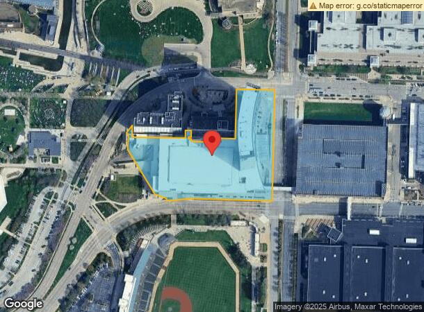  501 W Washington St, Indianapolis, IN Parcel Map