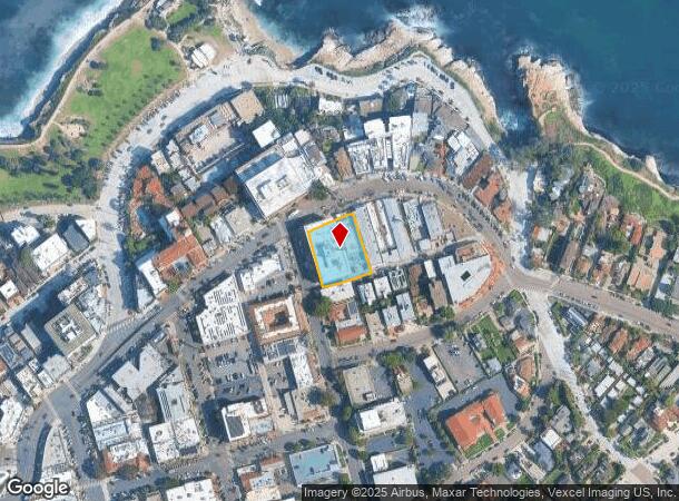 1205 Prospect St, La Jolla, CA Parcel Map
