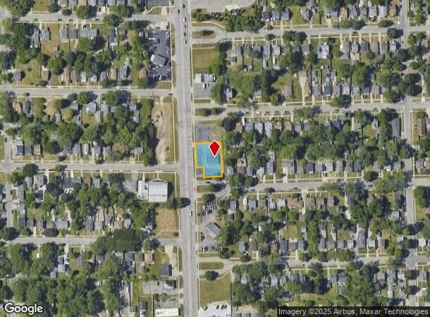 1104 Baldwin Ave, Pontiac, MI Parcel Map