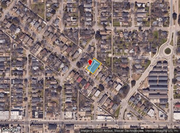  1139 Kings Hwy, Dallas, TX Parcel Map