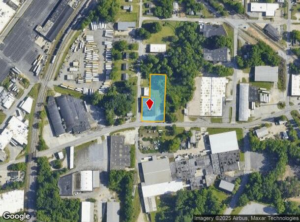 1116 W Ward Ave, High Point, NC Parcel Map