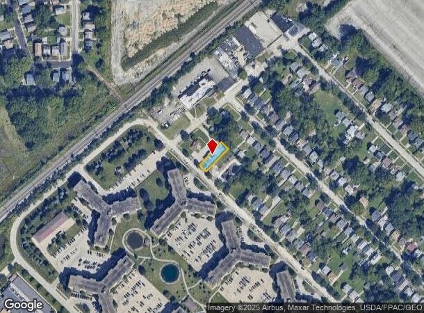 1451 E 193Rd St, Euclid, OH Parcel Map