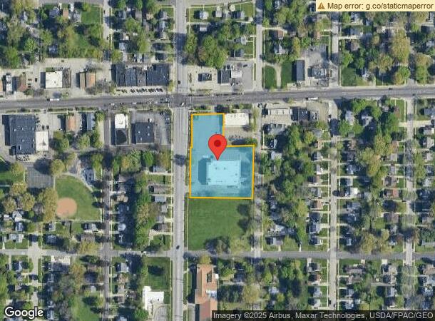  1303 Copley Rd, Akron, OH Parcel Map