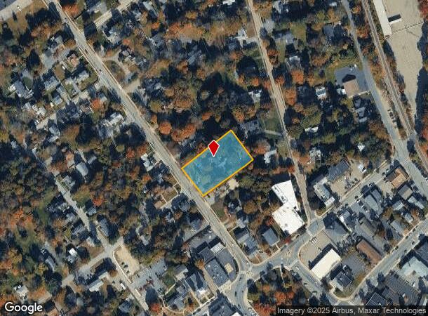  33 Main St, Foxboro, MA Parcel Map