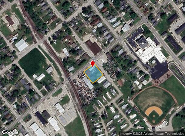  208 S 15Th St, Vincennes, IN Parcel Map