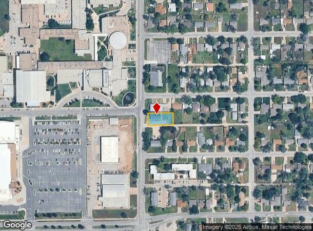  1212 N Severance St, Hutchinson, KS Parcel Map