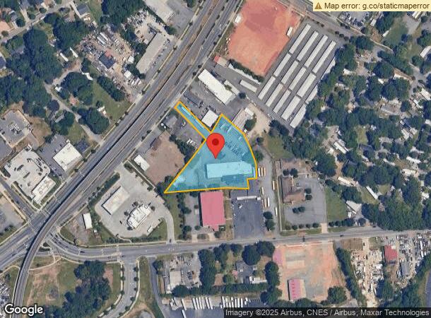  5734 N Tryon St, Charlotte, NC Parcel Map