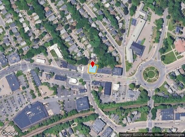  1735 Centre St, West Roxbury, MA Parcel Map