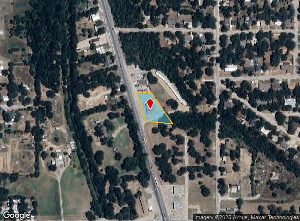 2321 S Oak Ave, Mineral Wells, TX Parcel Map