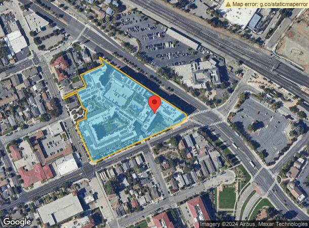  588 El Camino Real, Santa Clara, CA Parcel Map