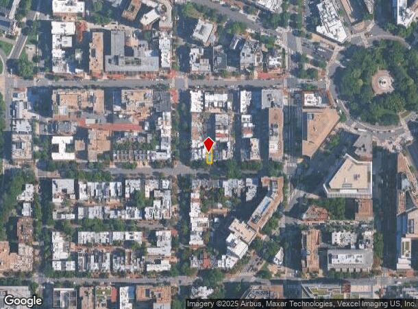  2025 O St Nw, Washington, DC Parcel Map