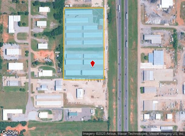 6401 N I 35 Frontage Rd, Edmond, OK Parcel Map