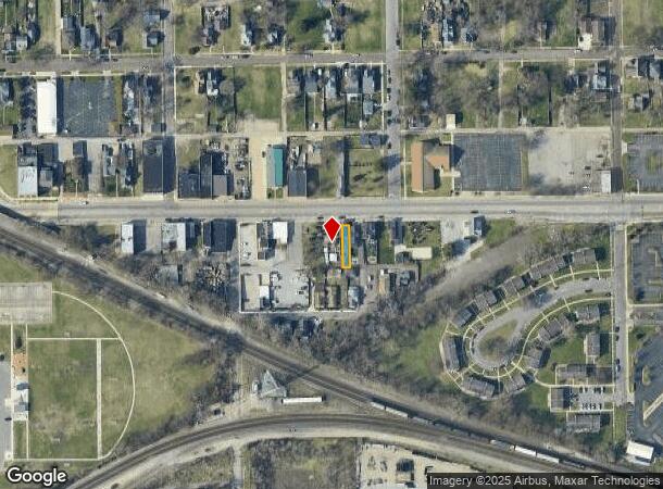  1110 W Western Ave, South Bend, IN Parcel Map
