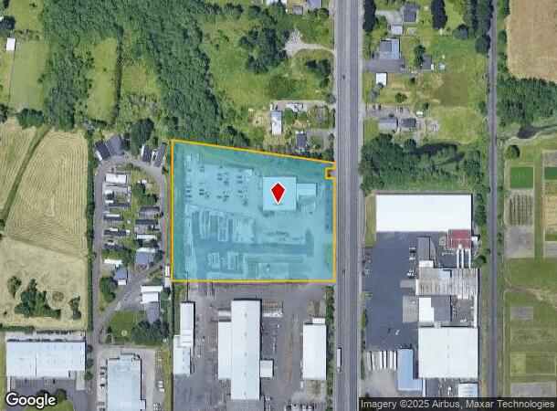  33736 Highway 99E, Tangent, OR Parcel Map