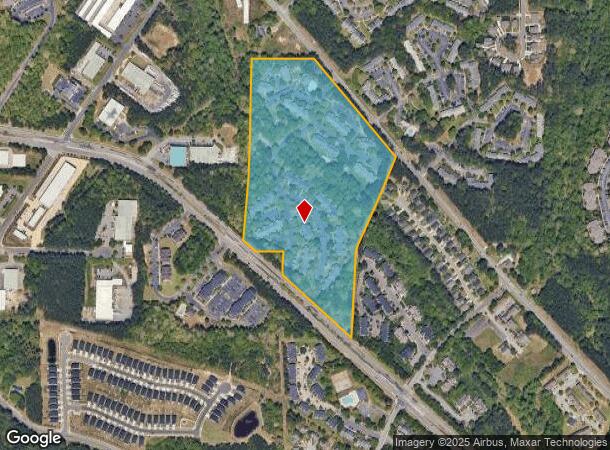 4600 E Cornwallis Rd, Durham, NC Parcel Map