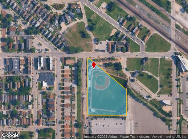 1642 119Th St, Whiting, IN Parcel Map