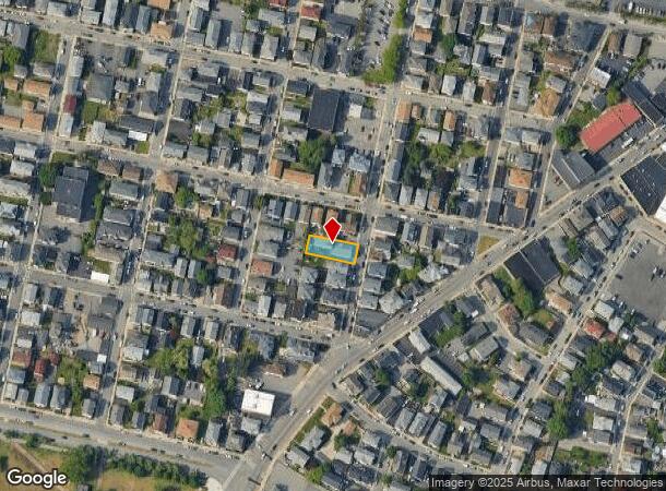  141 Hunter St, Fall River, MA Parcel Map