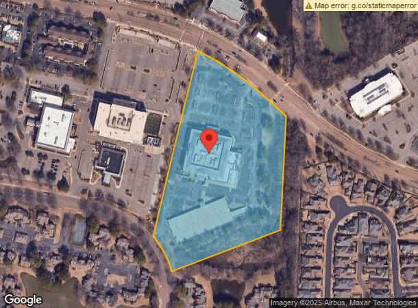  7945 Wolf River Blvd, Germantown, TN Parcel Map