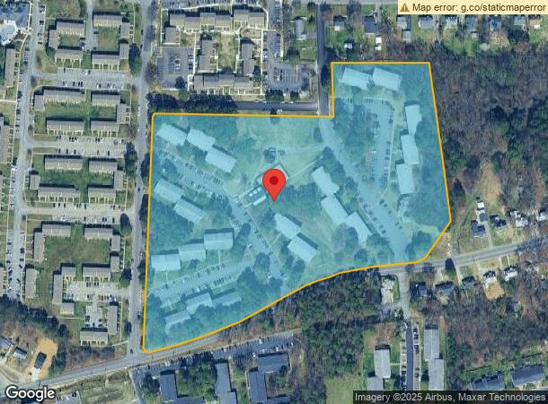  7600 Fernwood St, Henrico, VA Parcel Map