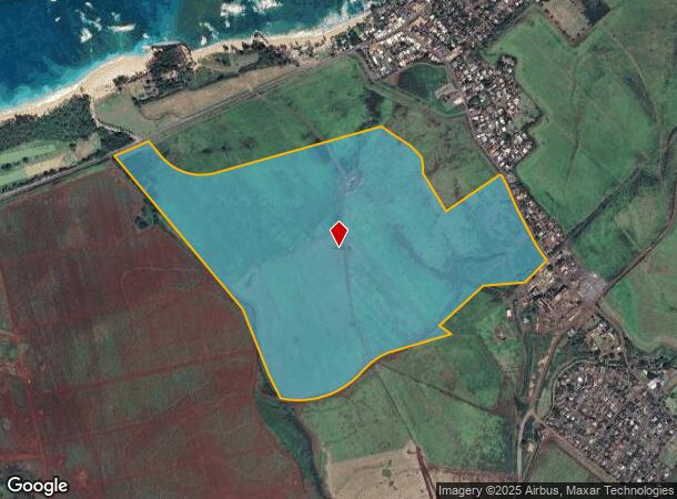 Baldwin Ave, Paia, HI Parcel Map