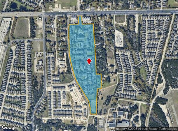  1215 W Slaughter Ln, Austin, TX Parcel Map
