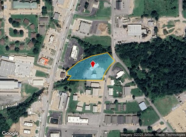 1536 Echota Ave, Tahlequah, OK Parcel Map