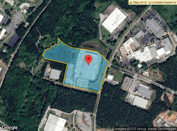  1655 Olympic Dr, Athens, GA Parcel Map