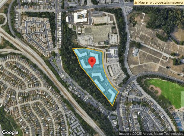  850 Campus Dr, Daly City, CA Parcel Map