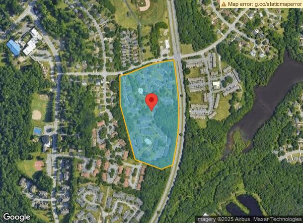  808 Lakecrest Ave, High Point, NC Parcel Map