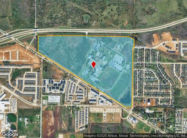  3940 N Elm St, Denton, TX Parcel Map