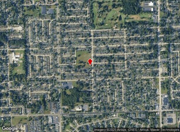 1200 S Hubbard St, Westland, MI Parcel Map