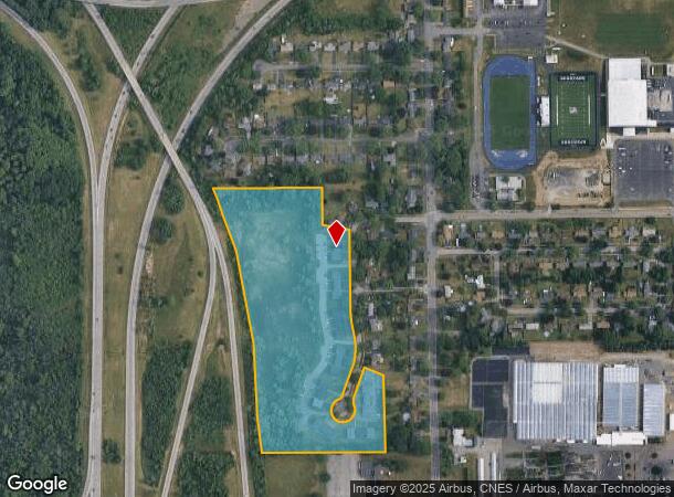  955 Wegman Rd, Rochester, NY Parcel Map