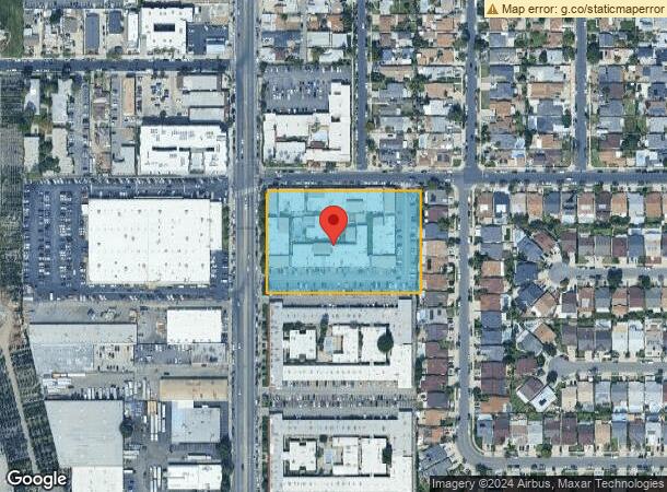  7350 Lankershim Blvd, North Hollywood, CA Parcel Map