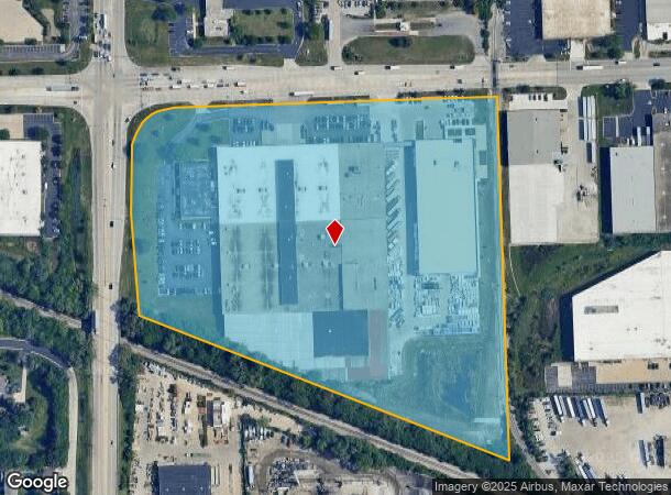 401 S Rohlwing Rd, Addison, IL Parcel Map
