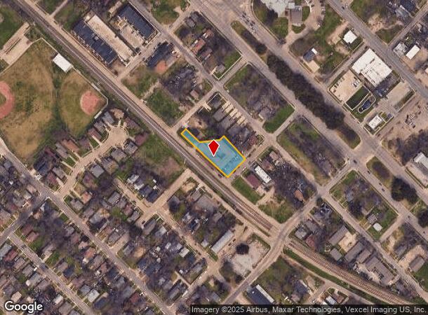 3201 Hamilton Ave, Dallas, TX Parcel Map