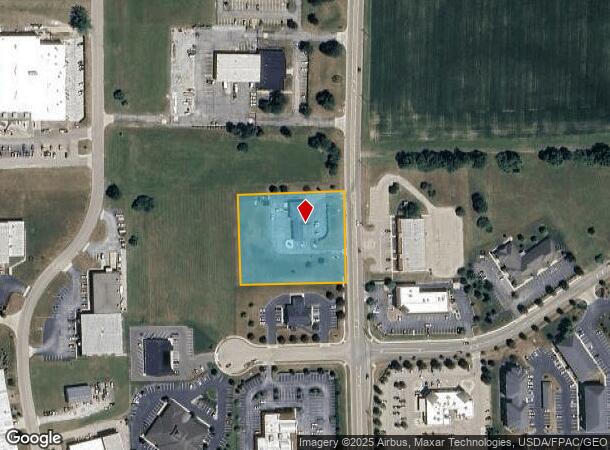  1298 Experiment Farm Rd, Troy, OH Parcel Map